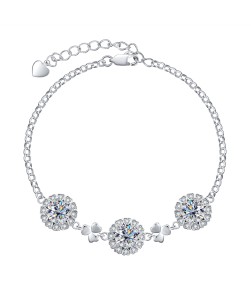 S925 3CT Mozambique diamond...